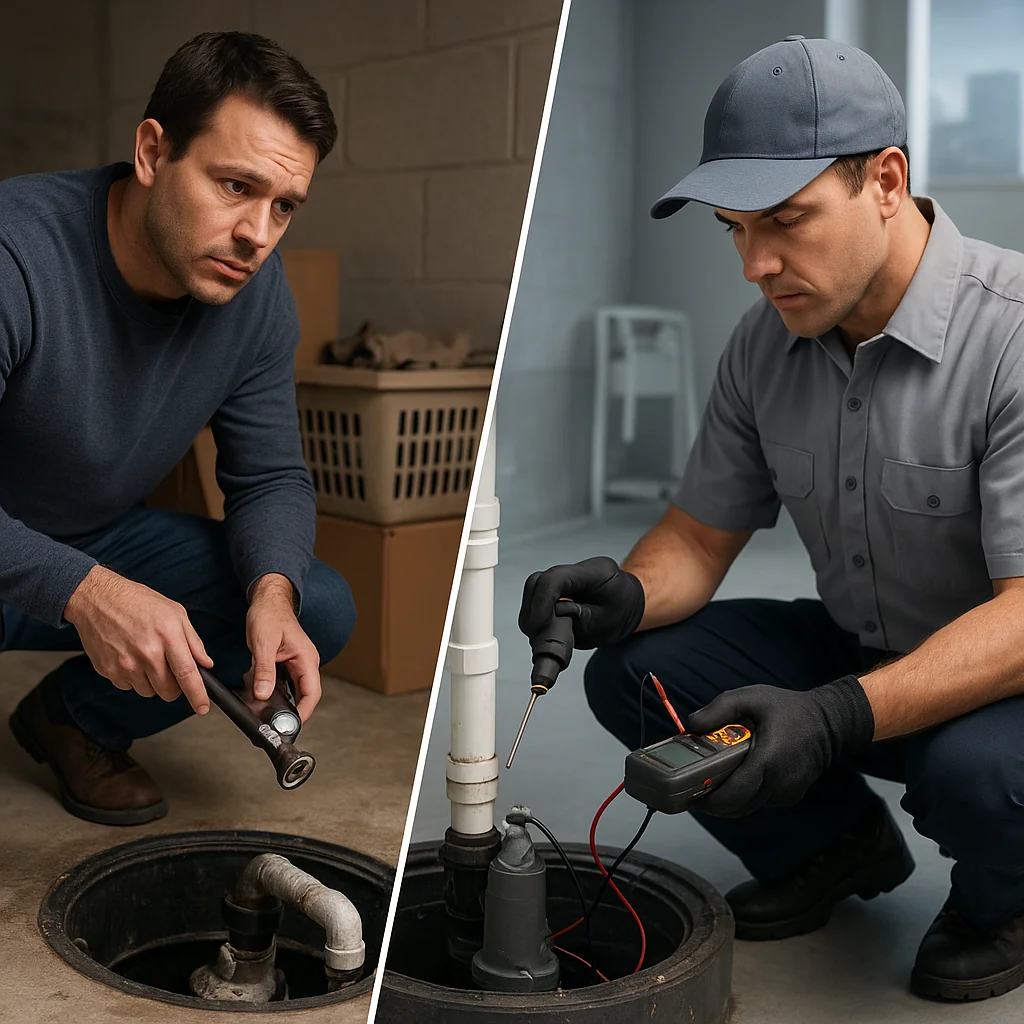 DIY Sump Pump Repair vs. Pros: What Naperville Homeowners Need to Know
