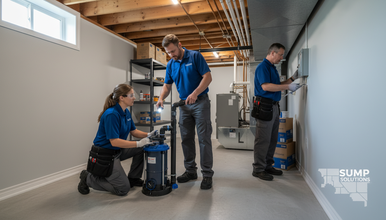 sump pump repair Naperville IL services in Lisle