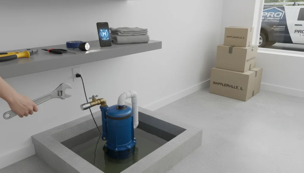Sump Pump Not Working in Naperville IL? Quick DIY Fixes and Pro Help